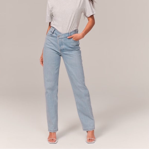 Abercrombie & Fitch Denim - Abercrombie High Rise Dad Jeans